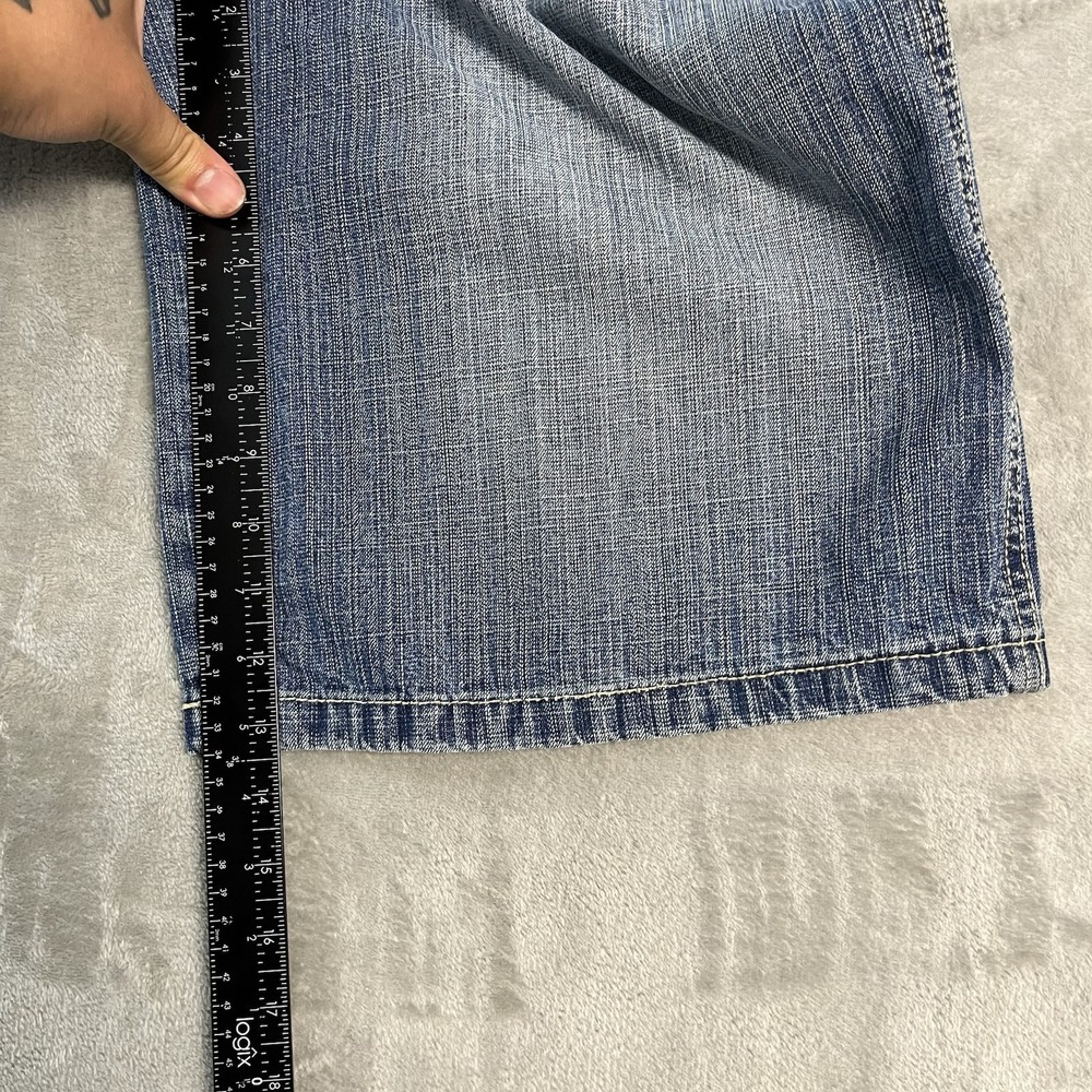 Vintage Southpole Gold Tab Denim Shorts Men's 34* Blue Baggy Skater Hip Hop - Picture 14 of 15